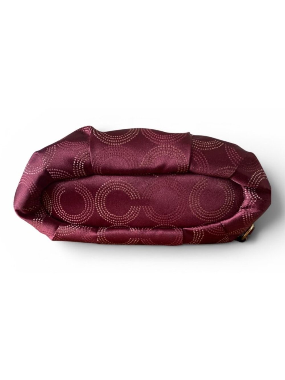 Coach Madison Dotted OP Art Signature C Sophia Satchel Crimson Dust Bag 15939 - Picture 6 of 12